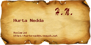 Hurta Nedda névjegykártya